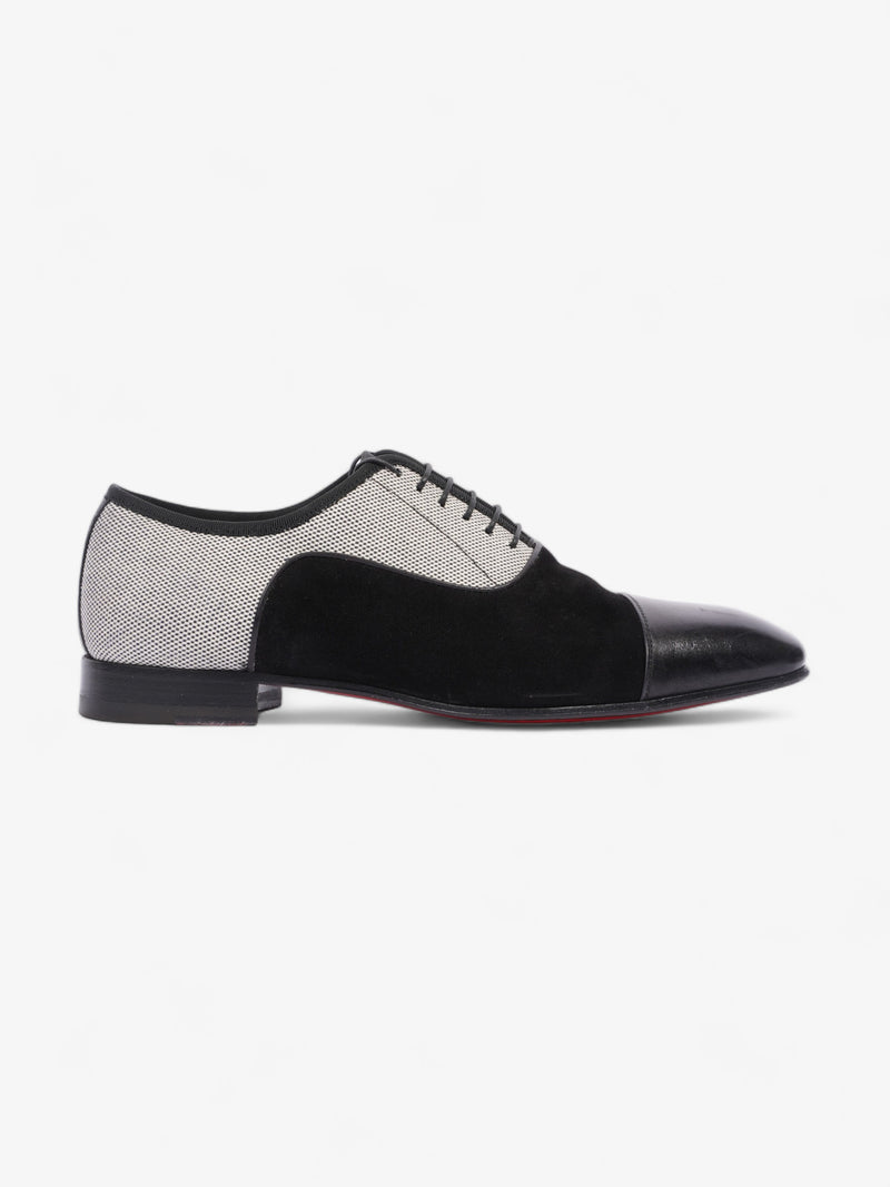  Greggo Orlato Flat Black / White Suede EU 40 UK 6