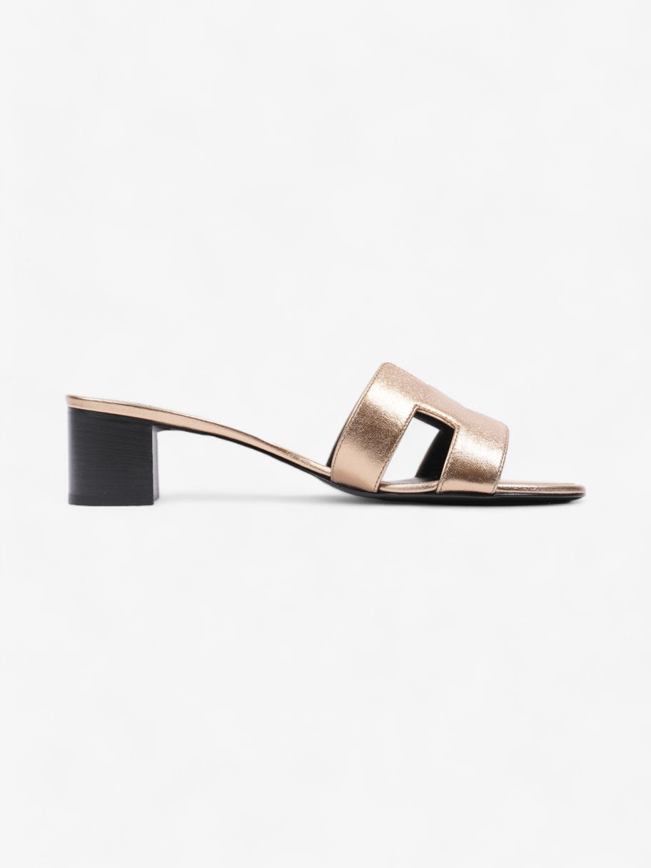 Hermes Oasis Sandal 40 Bronze Leather EU 40 UK 7 Image 4