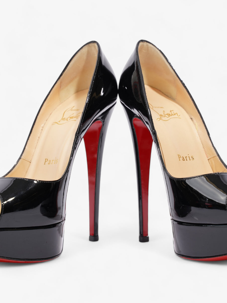 Christian Louboutin Lady Peep 150mm Black Patent Leather EU 35 UK 2 Image 9