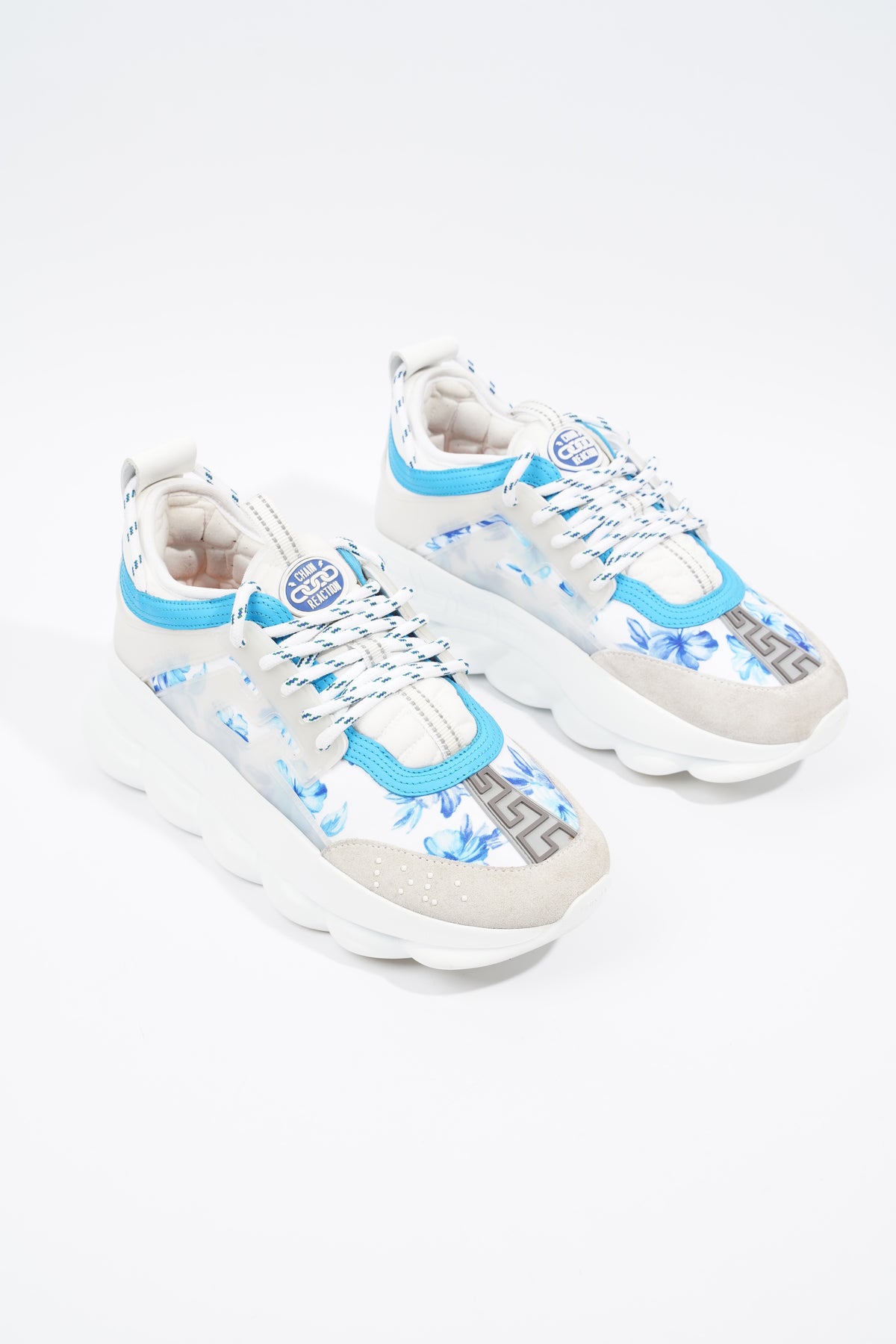 Versace chain reaction hot sale white blue