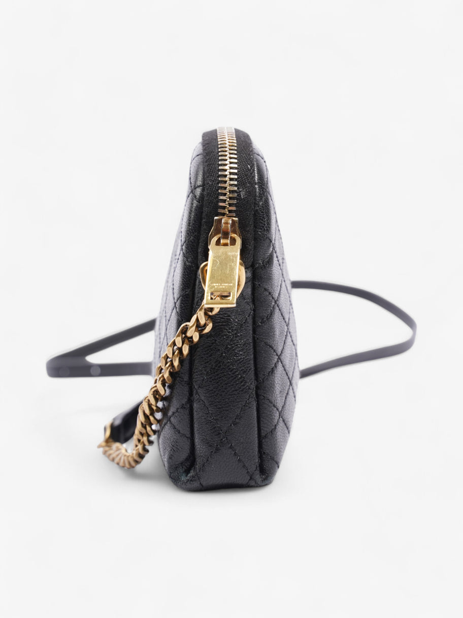 Saint Laurent Gaby Black Matelasse Leather Mini Image 5