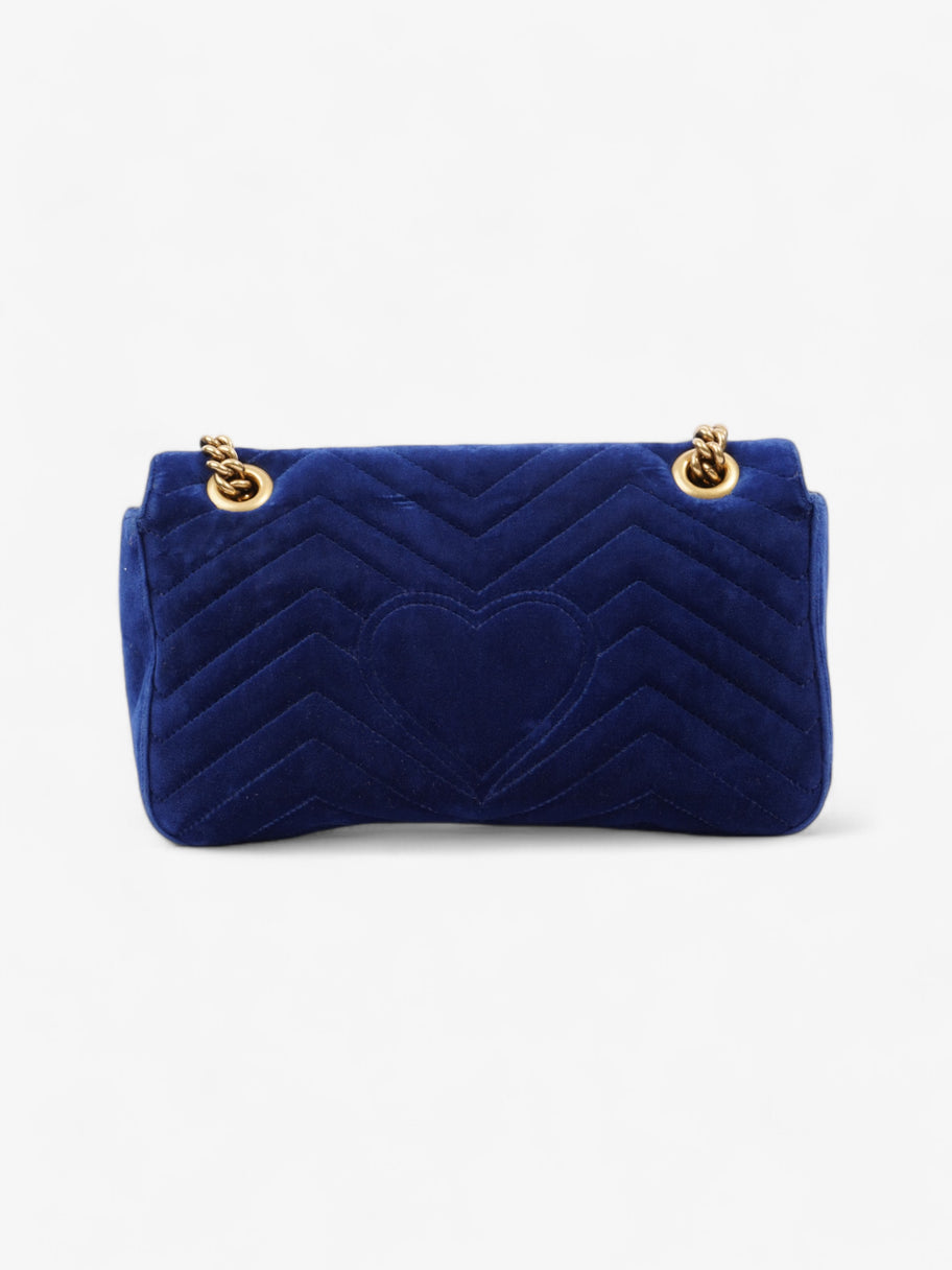 Gucci GG Marmont Midnight Blue Velvet Small Image 4