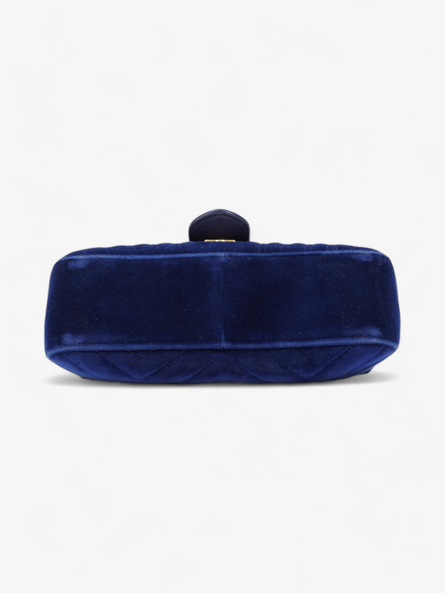 Gucci GG Marmont Midnight Blue Velvet Small Image 6