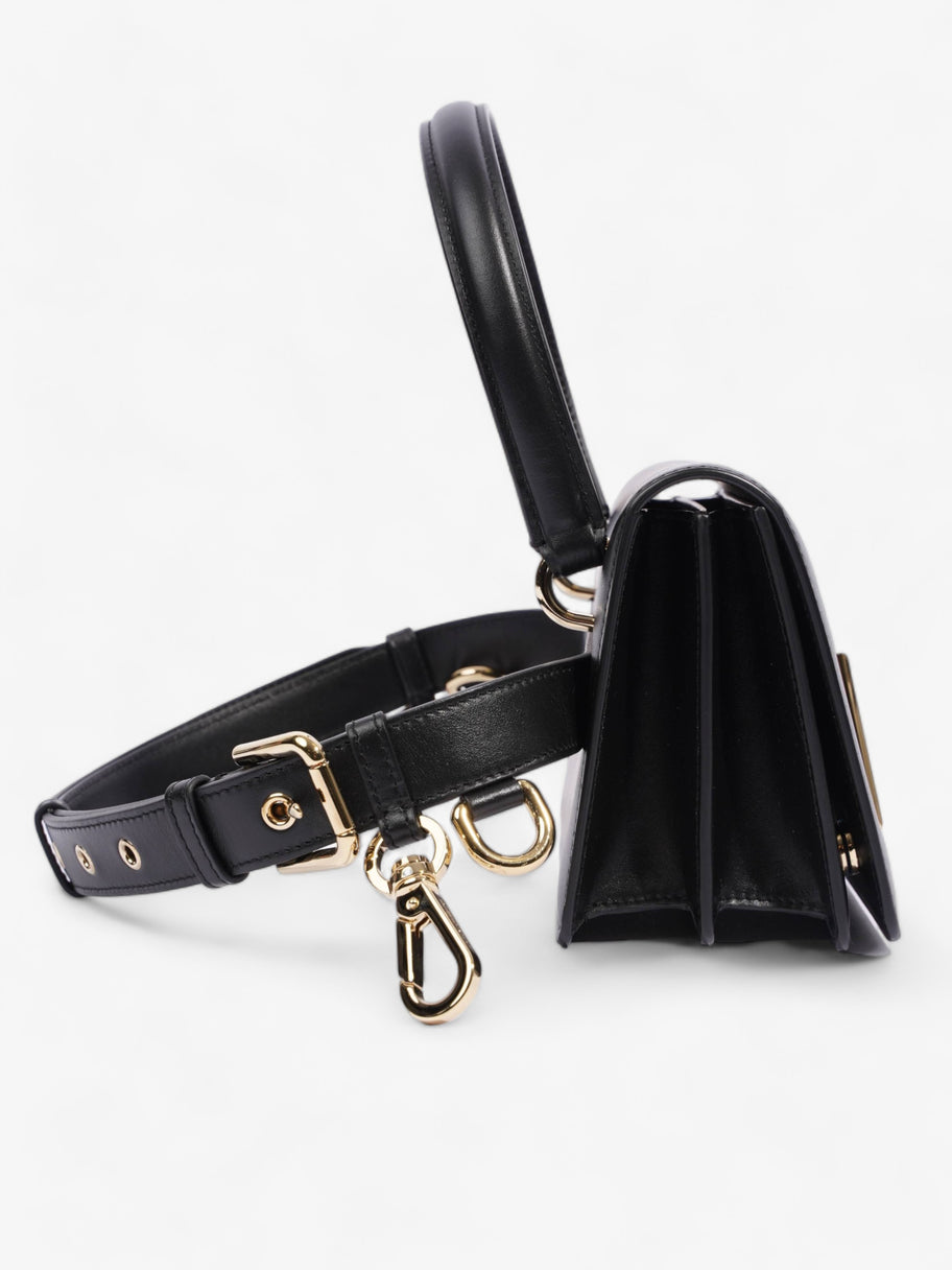 3.5 Belt Bag Black Leather 75cm 30