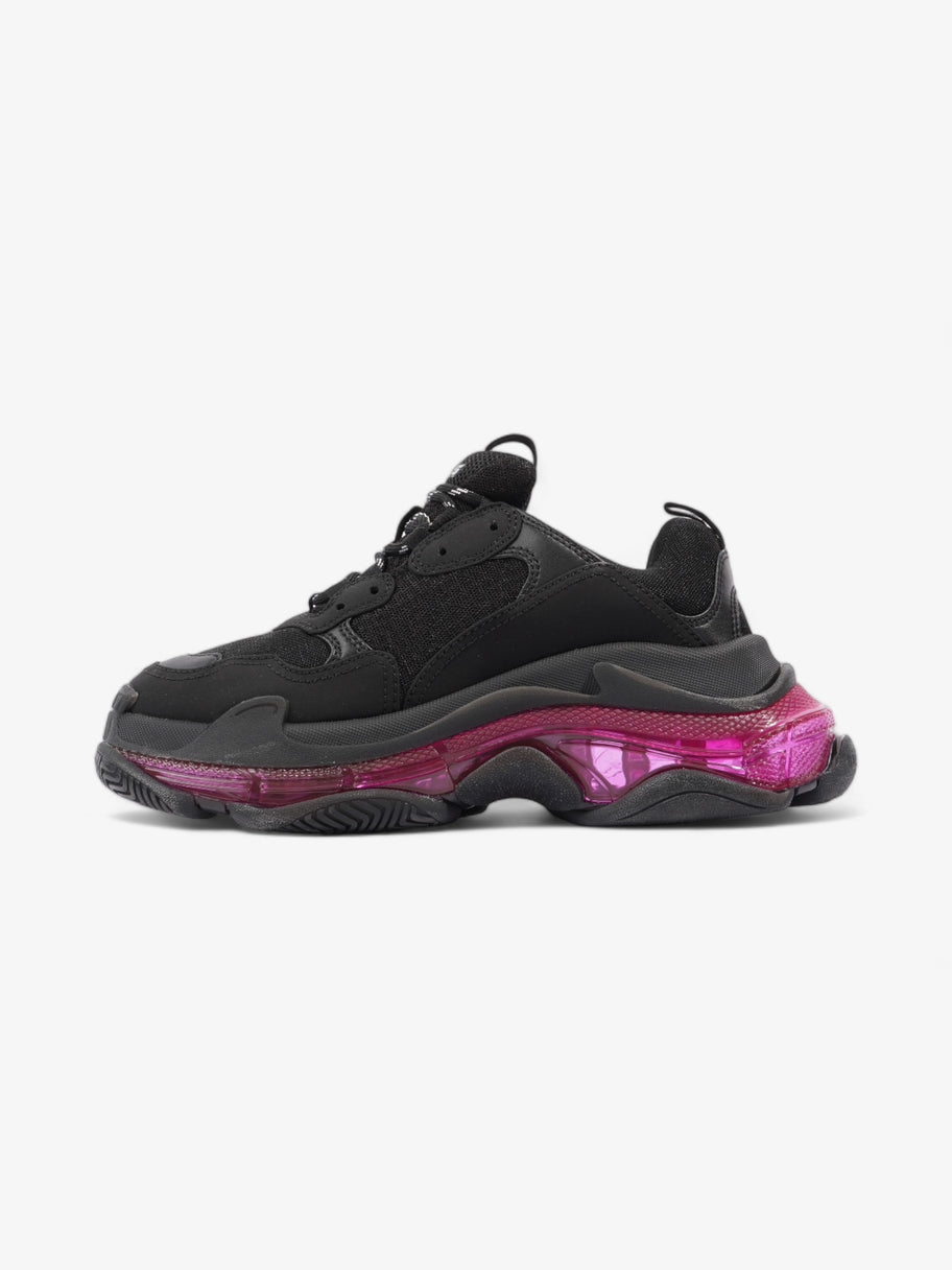 Balenciaga Triple S Clear Sole Black / Pink Neon Mesh EU 39 UK 6 Image 3