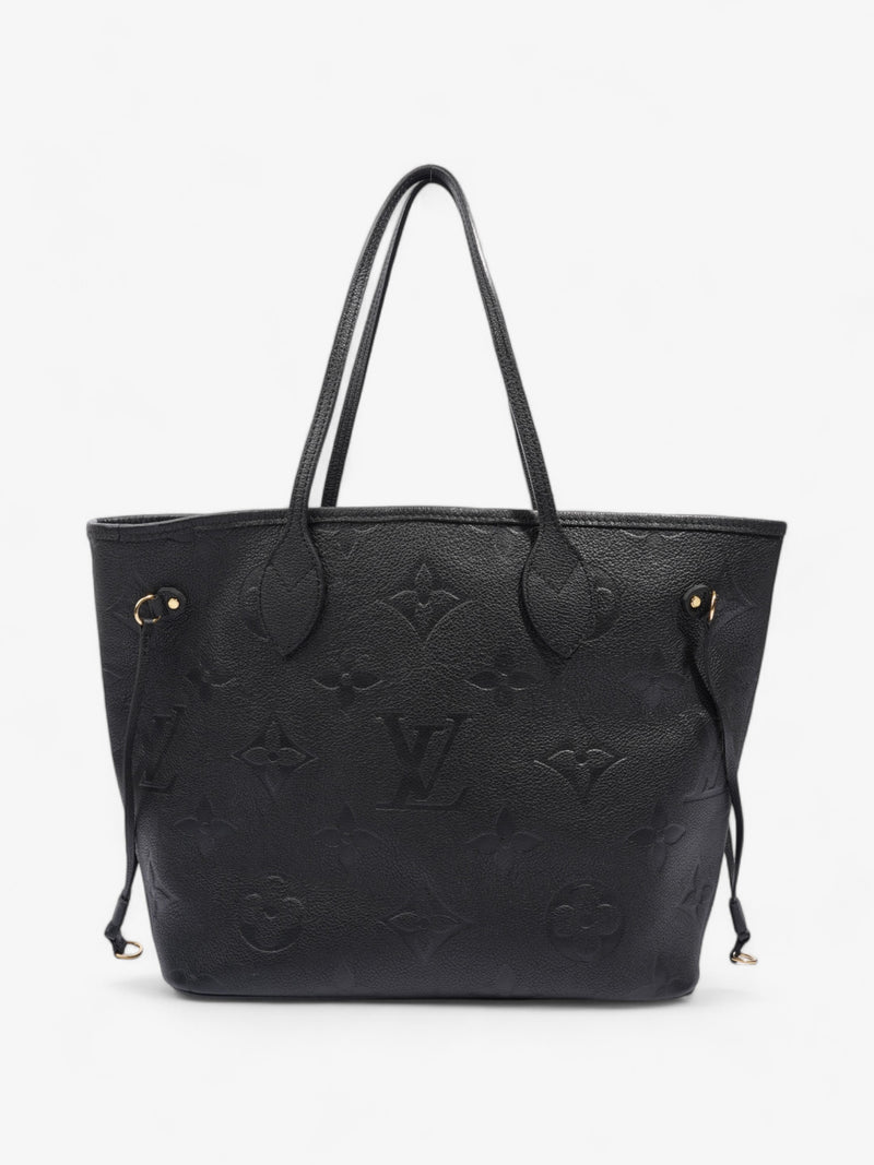  Louis Vuitton Neverfull Black Empreinte Leather MM