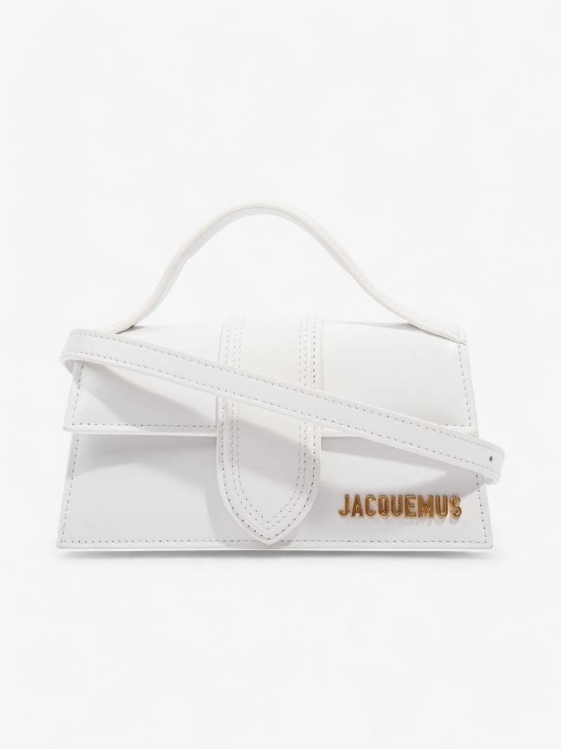  Jacquemus Le Bambino White Leather