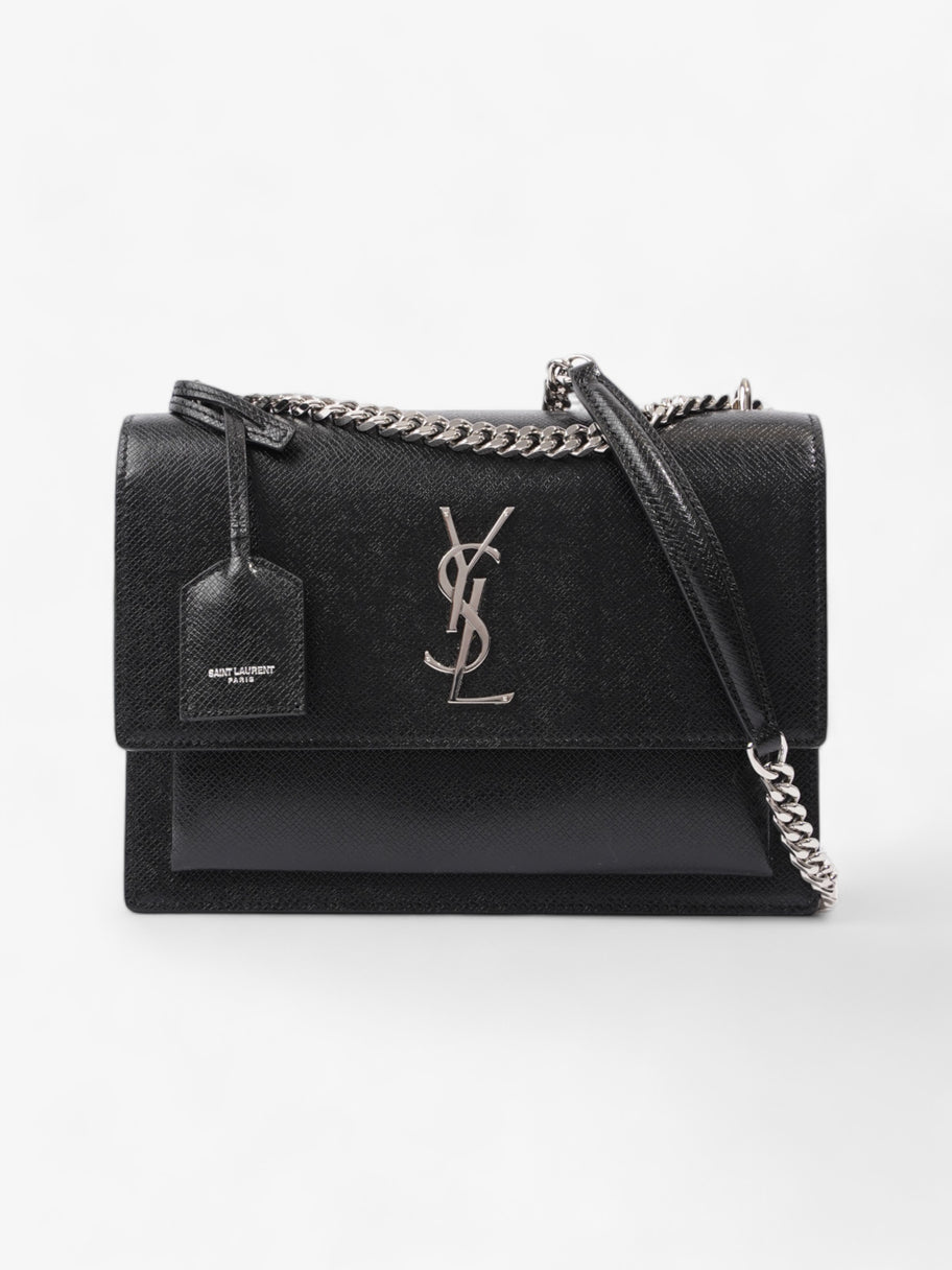 Saint Laurent Sunset Medium Black Leather Image 1