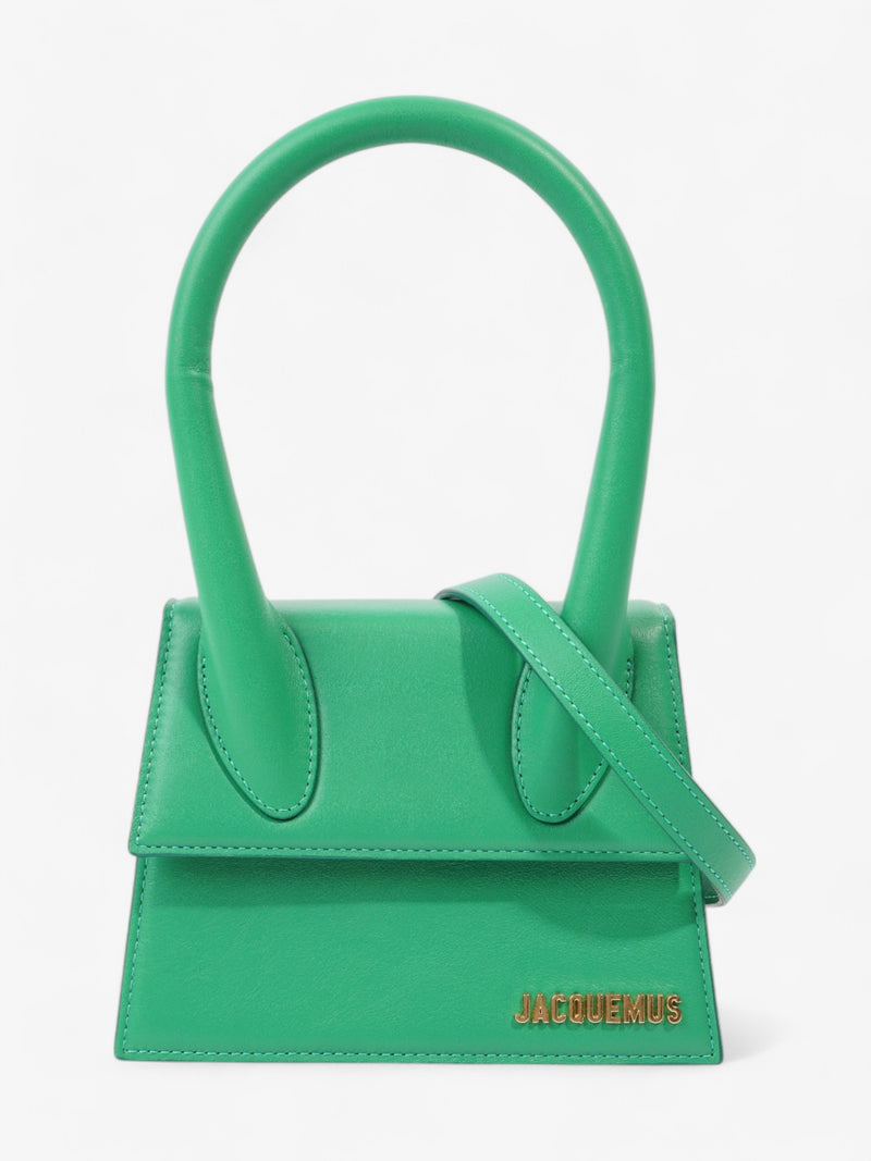  Jacquemus Le Chiquito Moyen Green Leather