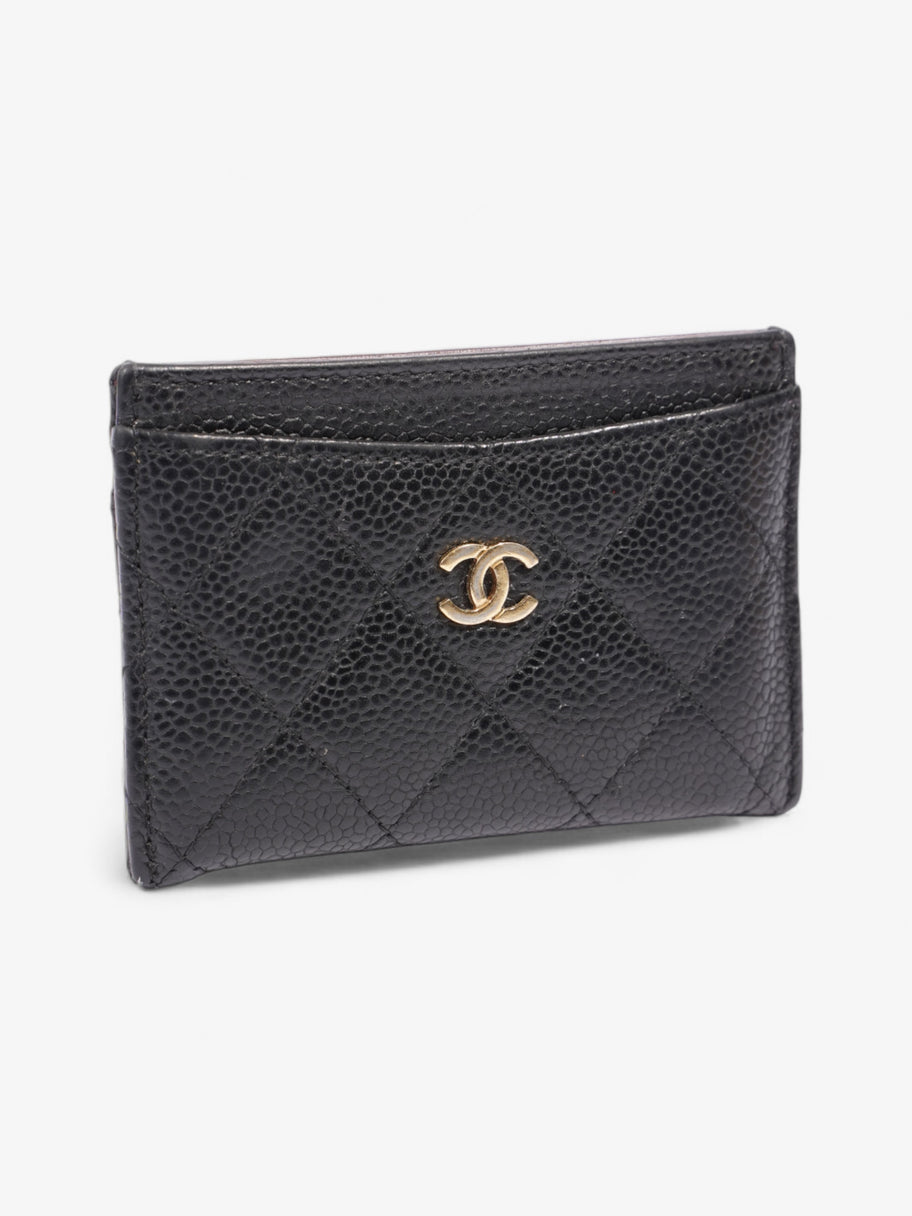 Chanel Card Holder Black Caviar Leather Image 6