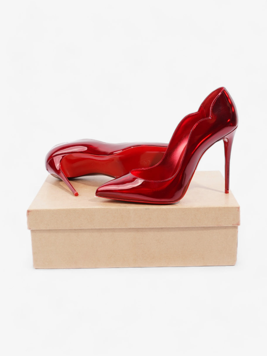 Christian Louboutin Hot Chick Heels 100 Metallic Red Patent Leather EU 39 UK 6 Image 10