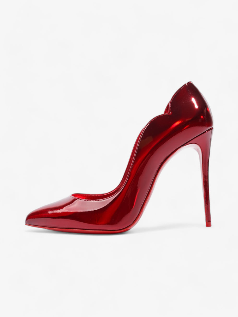 Christian Louboutin Hot Chick Heels 100 Metallic Red Patent Leather EU 39 UK 6 Image 5