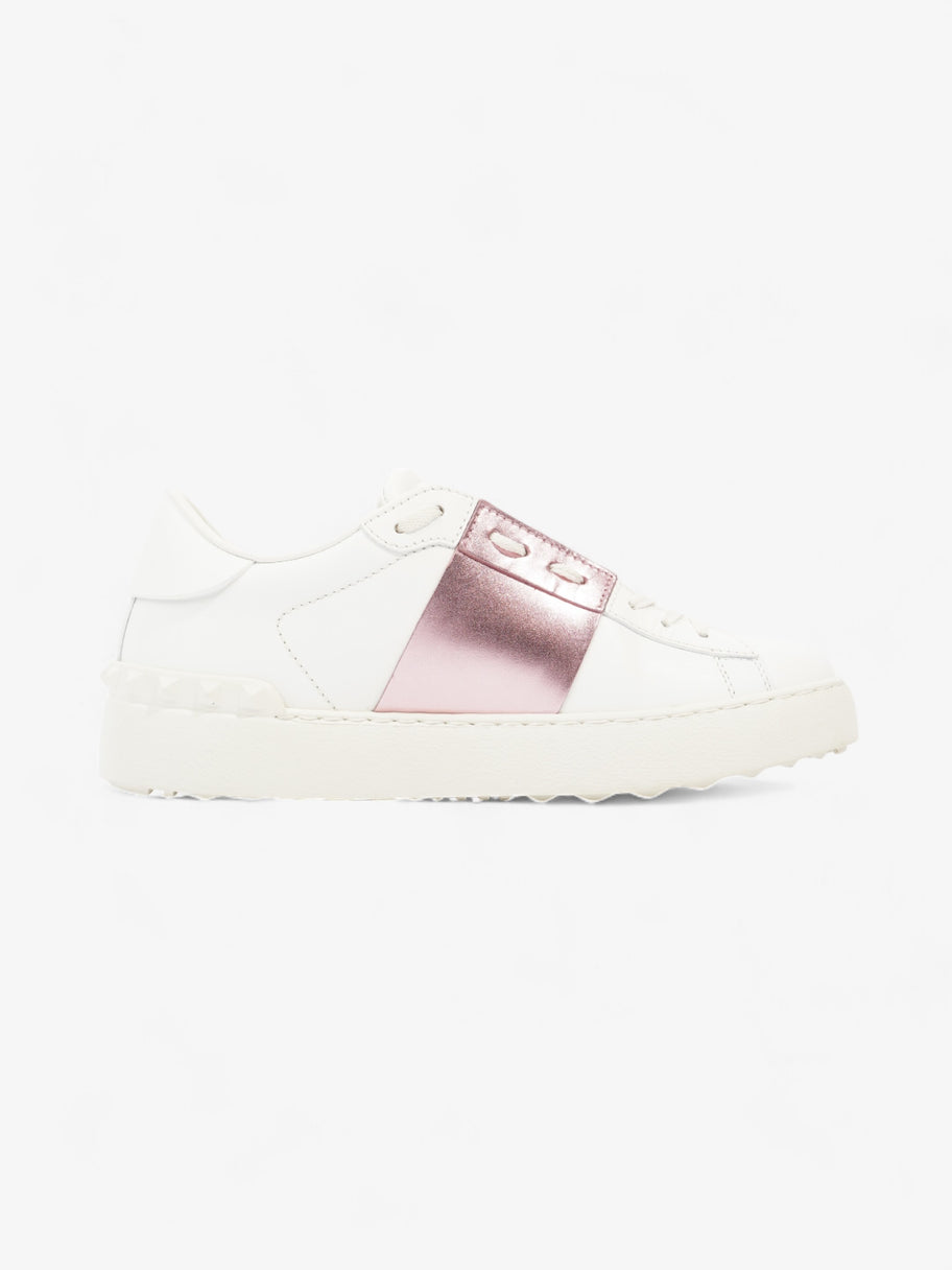 Open Sneakers White / Pink Leather EU 37.5 UK 4.5 Image 4