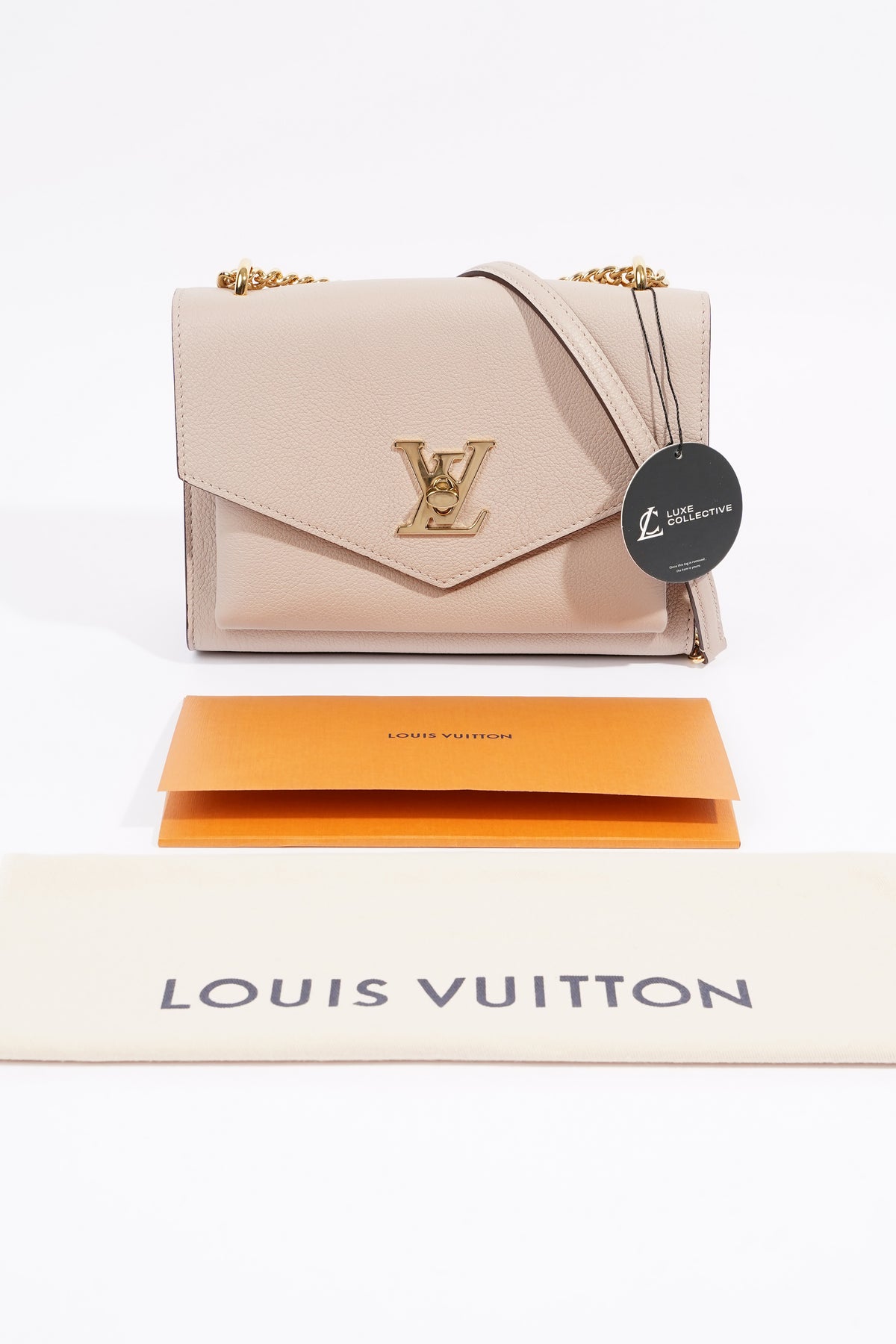 Mylockme leather bag Louis Vuitton Beige in Leather - 37928761
