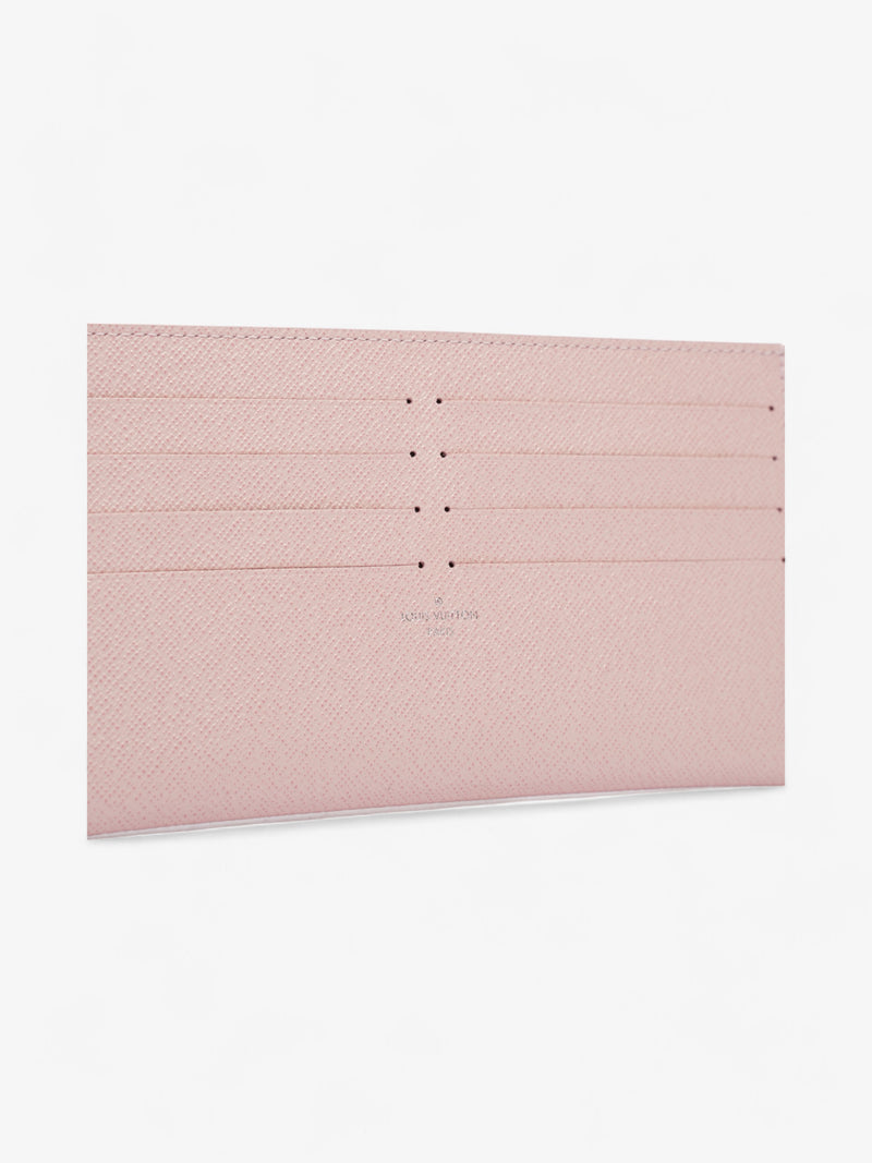  Louis Vuitton Felicie Card Holder Insert Rose Ballerine Leather