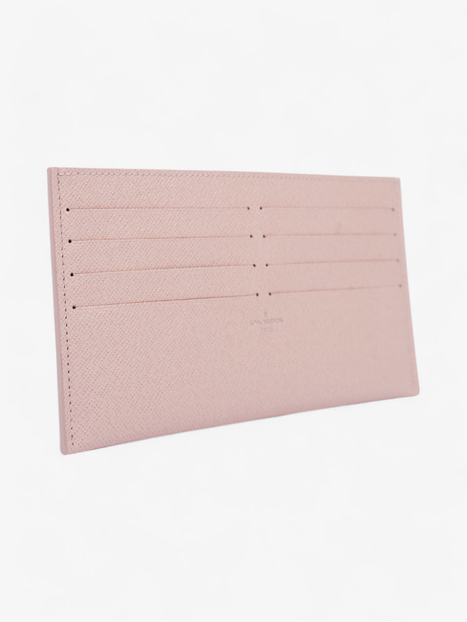 Louis Vuitton Felicie Card Holder Insert Rose Ballerine Leather Image 4