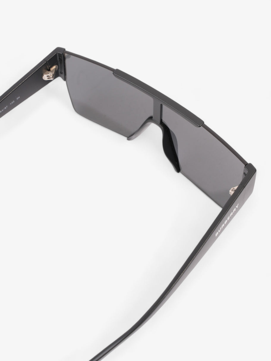 Burberry Shield-Frame Sunglasses Black Acetate 140mm Image 6