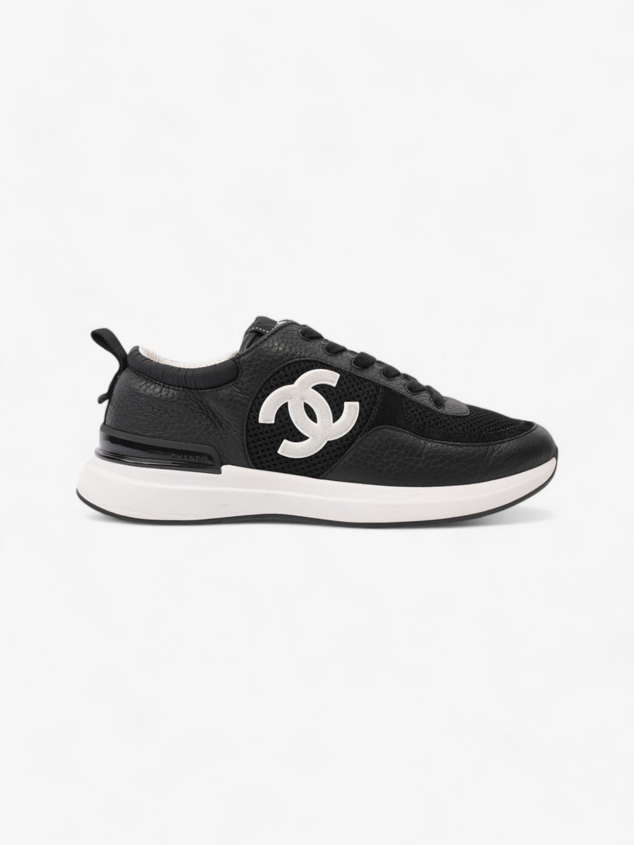 Chanel CC Sneakers Black / White Mesh EU 37.5 UK 4.5 Image 1