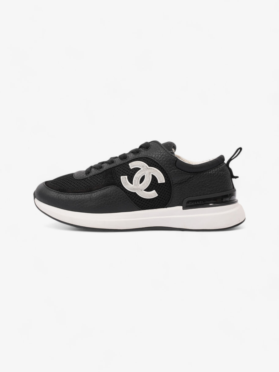 Chanel CC Sneakers Black / White Mesh EU 37.5 UK 4.5 Image 5