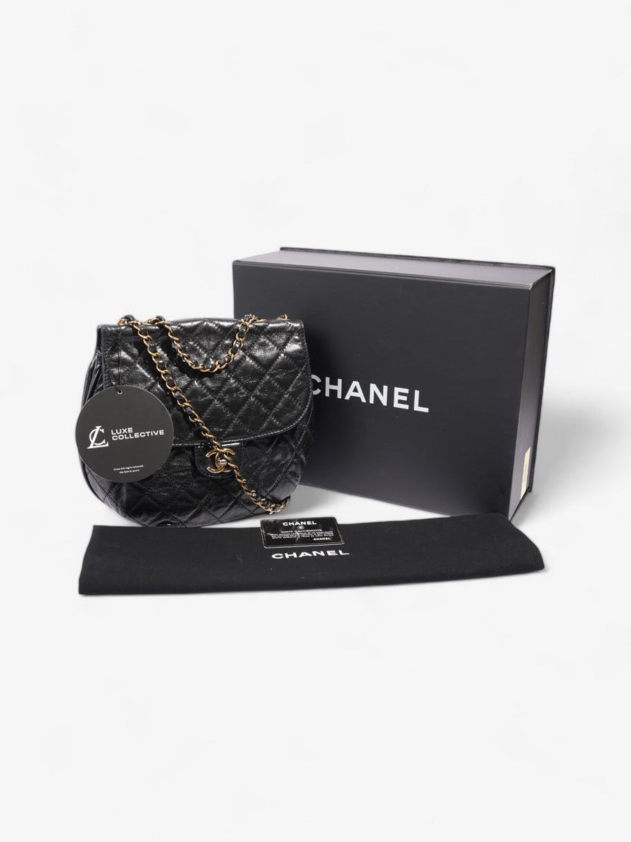 Chanel Dubai Black Calfskin Leather Medium Image 9