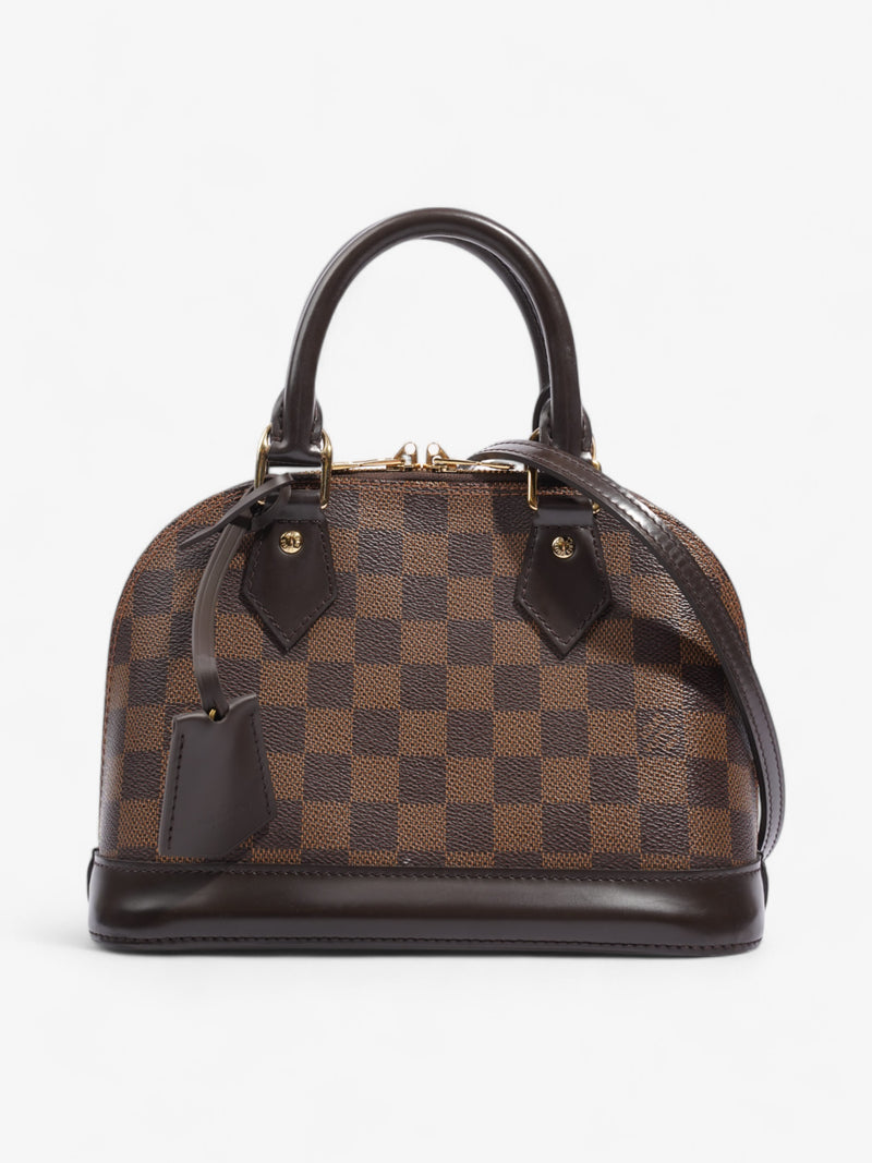  Louis Vuitton Alma Damier Ebene Coated Canvas BB