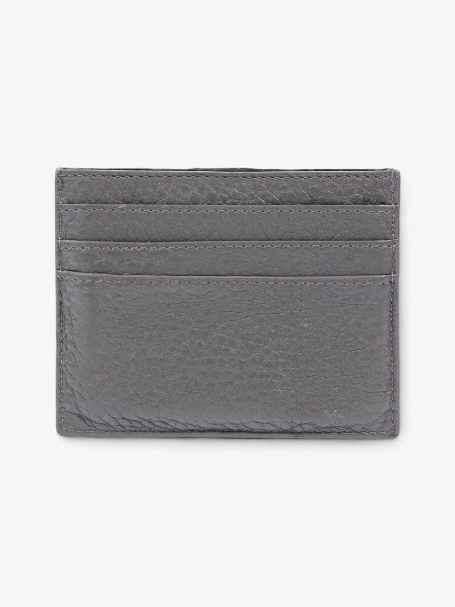 Fendi Roma Card Holder Charcoal / White Leather Image 2