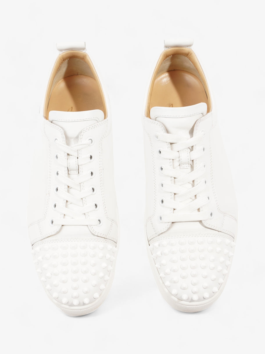 Christian Louboutin Louis Junior Spikes White Leather EU 42.5 UK 8.5 Image 8