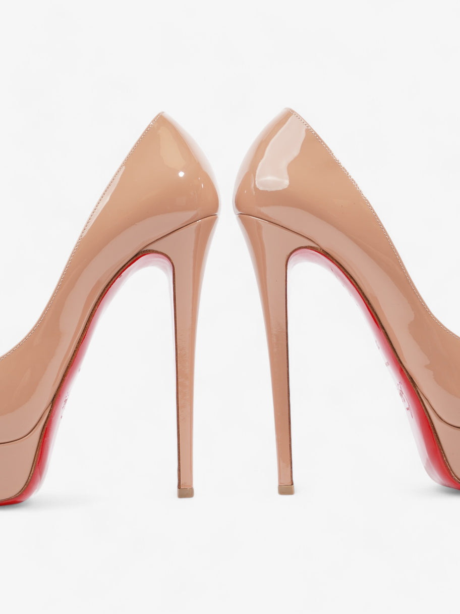 Christian Louboutin Lady Peep 150 Nude Patent Leather EU 39.5 UK 6.5 Image 9