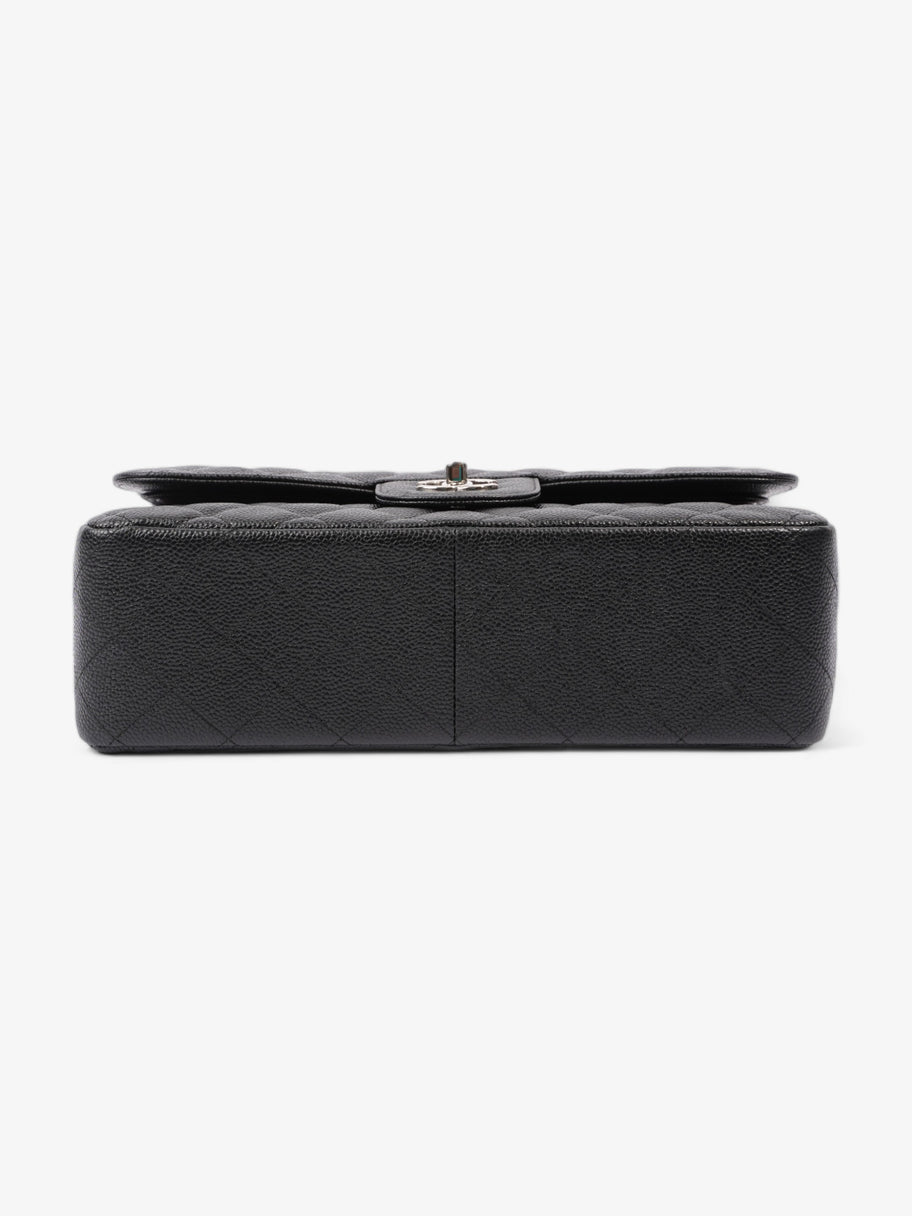 Classic Double Flap Black Caviar Leather Jumbo Image 6