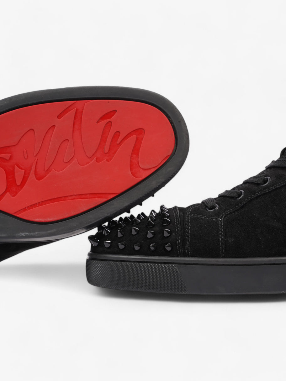 Christian Louboutin Lou Spikes High Top Black Suede EU 44.5 UK 10.5 Image 9