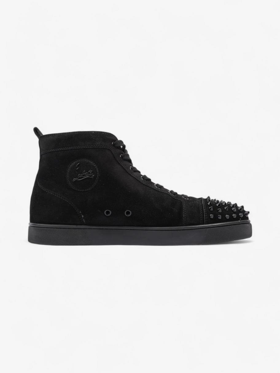 Christian Louboutin Lou Spikes High Top Black Suede EU 44.5 UK 10.5 Image 4