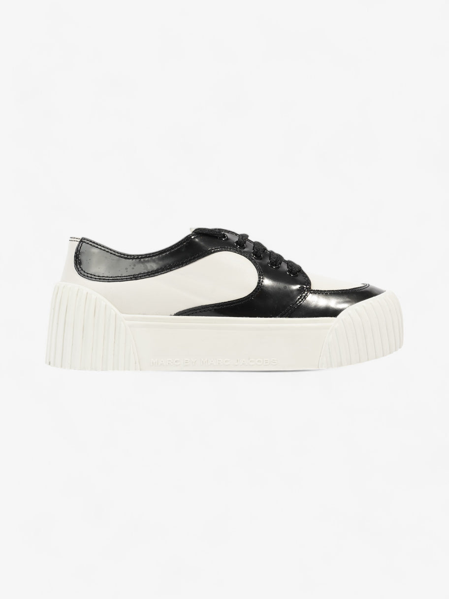 Marc Jacobs Court Sneakers White / Black Calfskin Leather EU 36 UK 3 Image 1