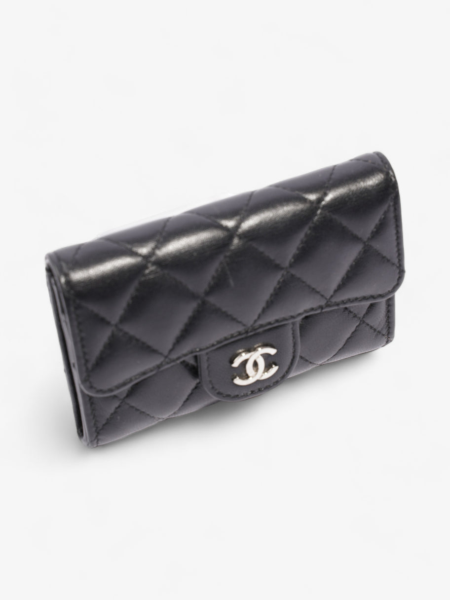 Chanel Classical Card Holder Black Lambskin Leather Image 6