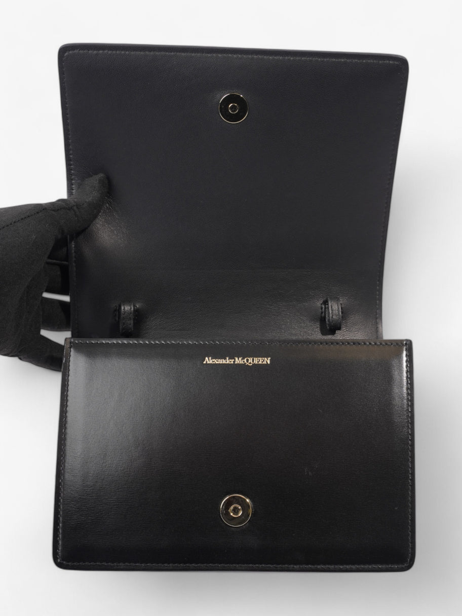 Alexander McQueen The Four Ring Bag Black Leather Image 8