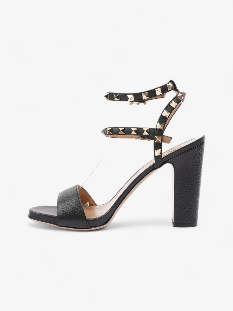 Valentino Rockstud Heels 100 Black / Gold Studs Leather EU 39 UK 6 Image 3