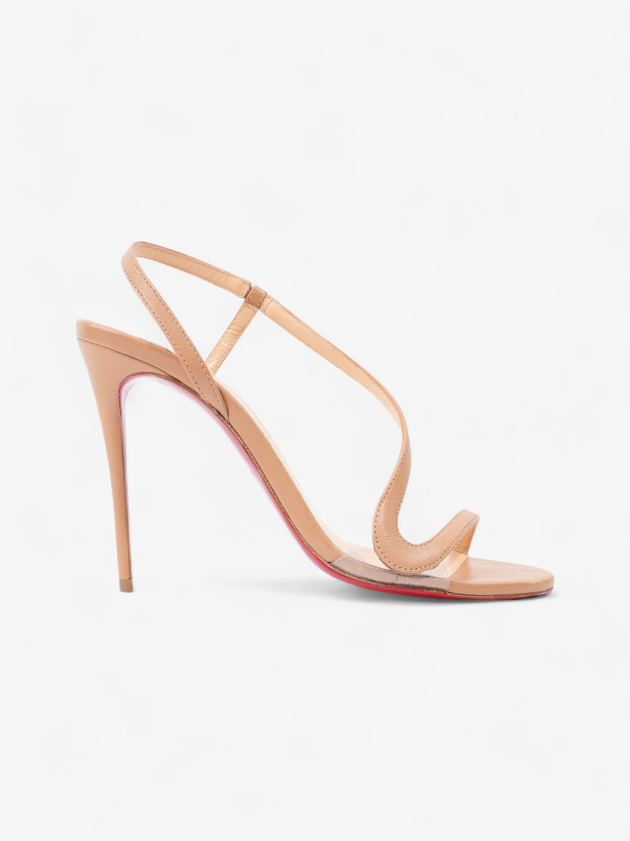 Christian Louboutin Rosalie Heels 100 Nude Leather EU 37 UK 4 Image 1