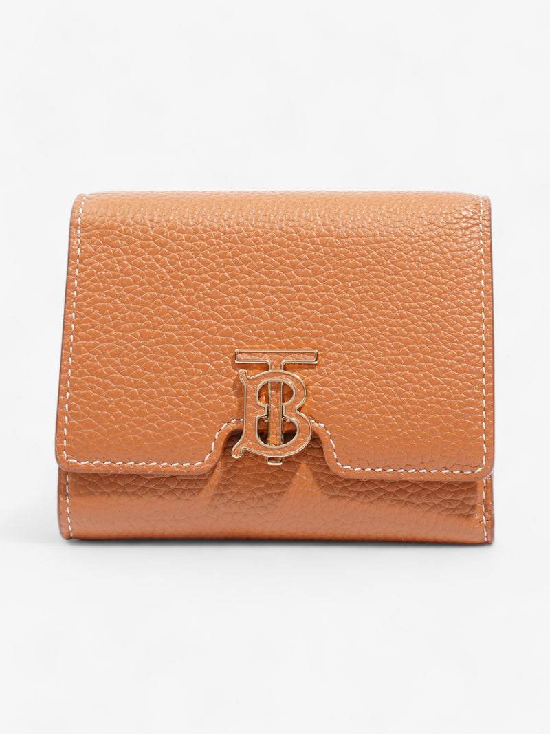  Compact Wallet Warm Russet Brown Leather