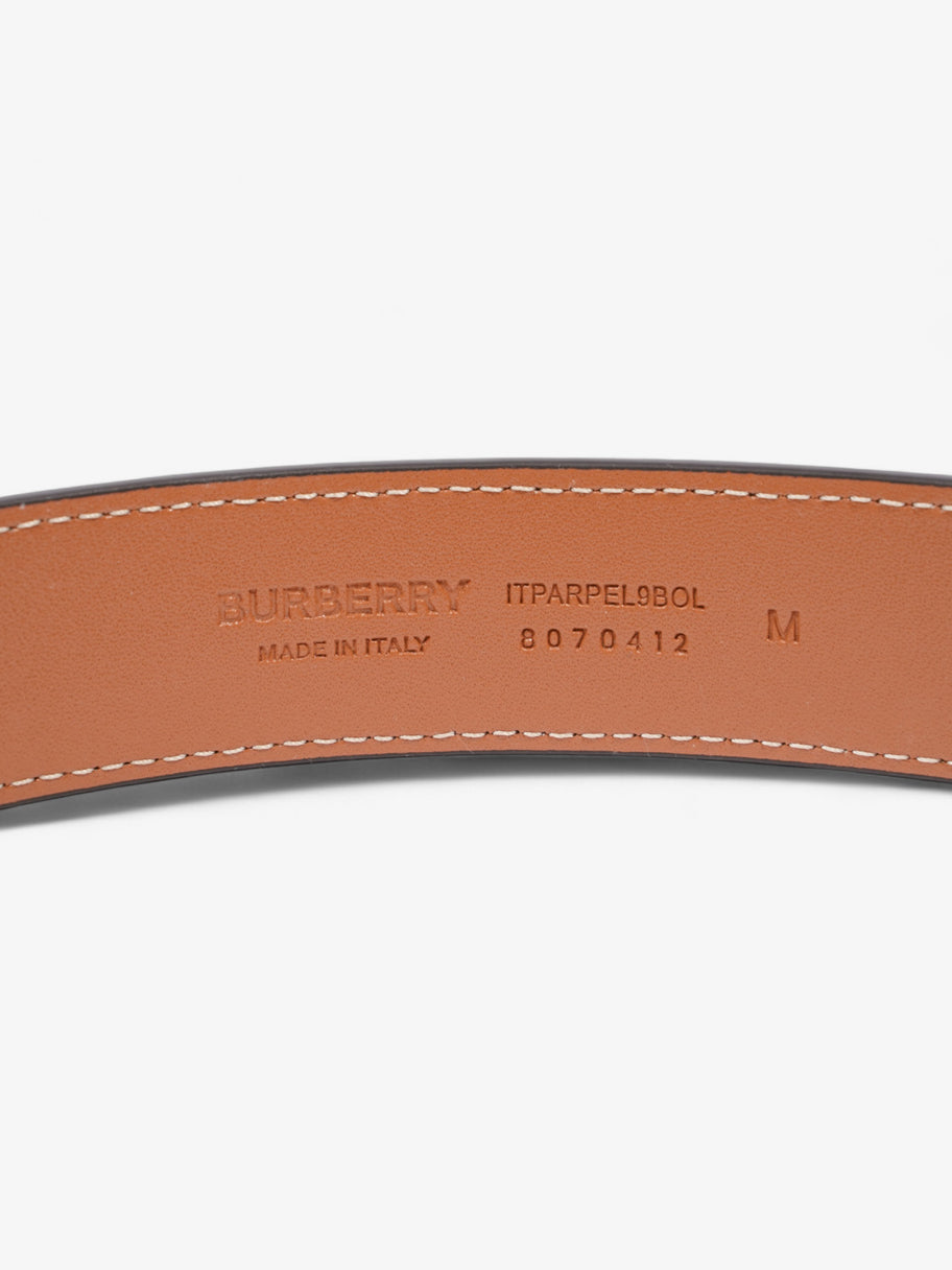 Burberry TB Belt Vintage Check / Briar Brown Canvas Medium (101cm) Image 5