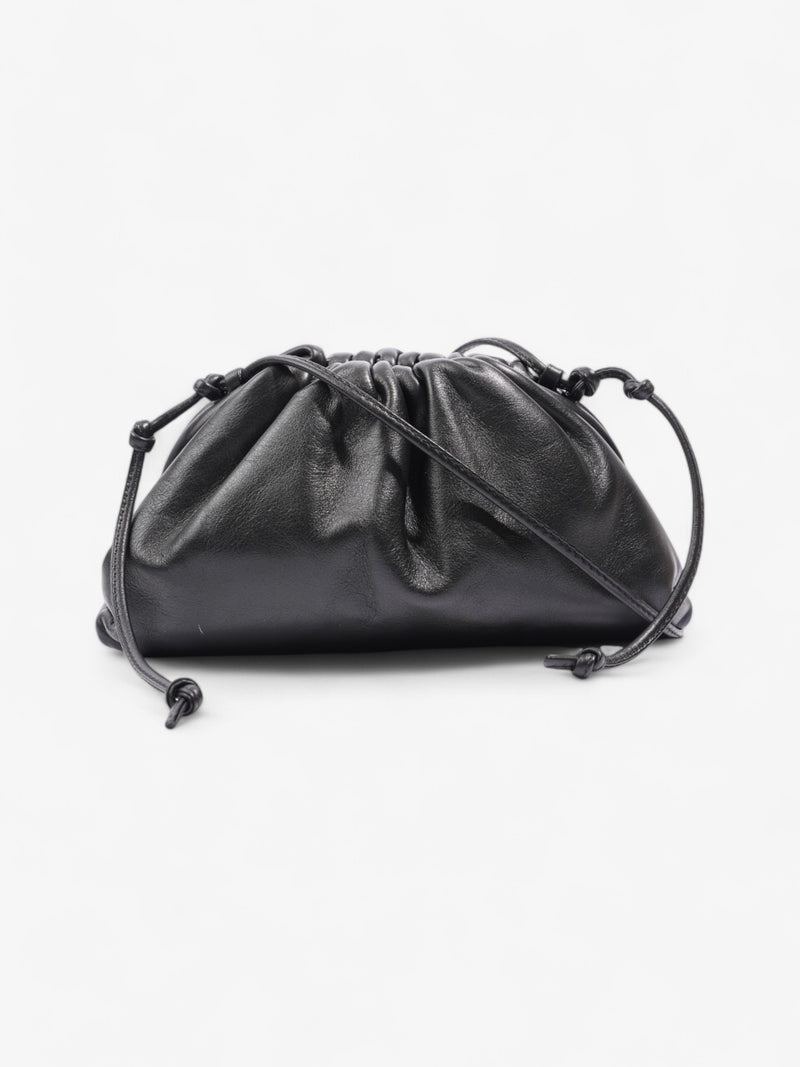  Bottega Veneta Pouch Bag Black Nappa Leather Mini