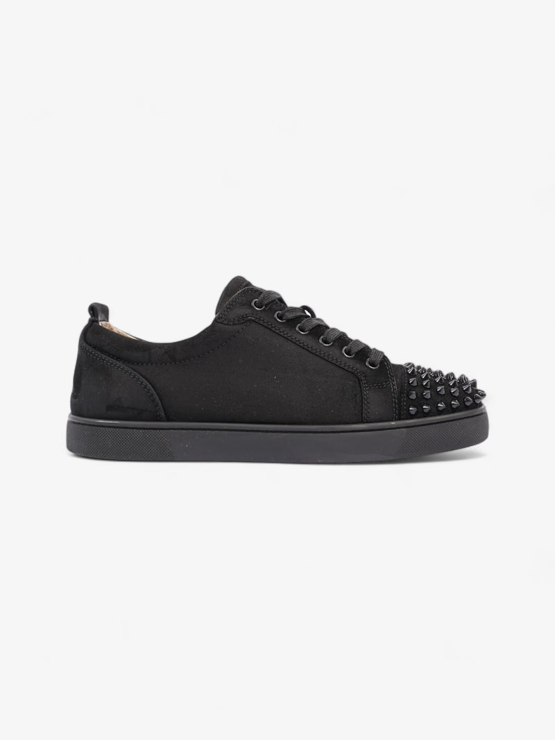  Christian Louboutin Lou Junior Spikes Black Suede