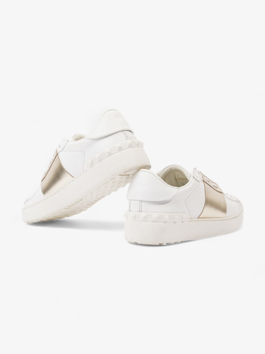 Open Sneakers White / Gold Leather EU 37 UK 4 Image 9