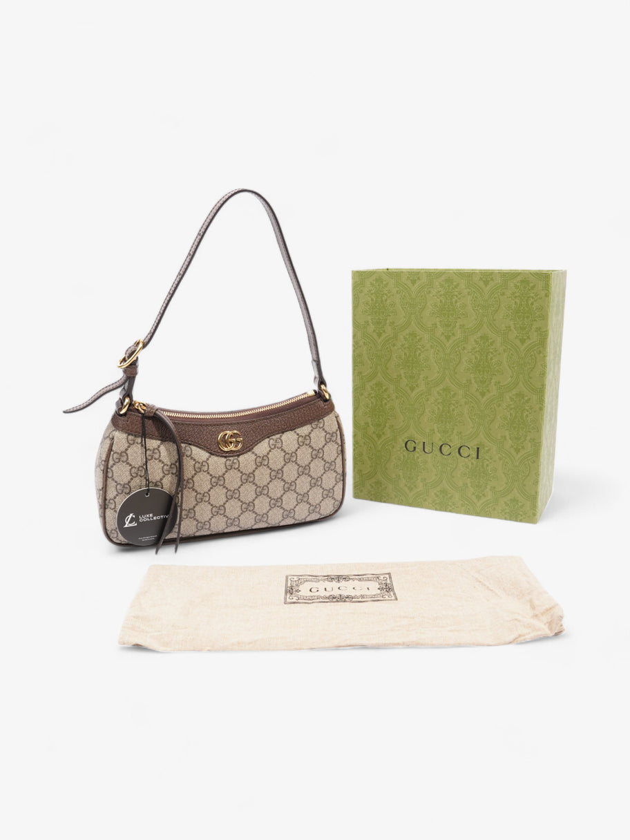 Gucci Ophidia Beige And Ebony GG Supreme Coated Canvas Small Image 8