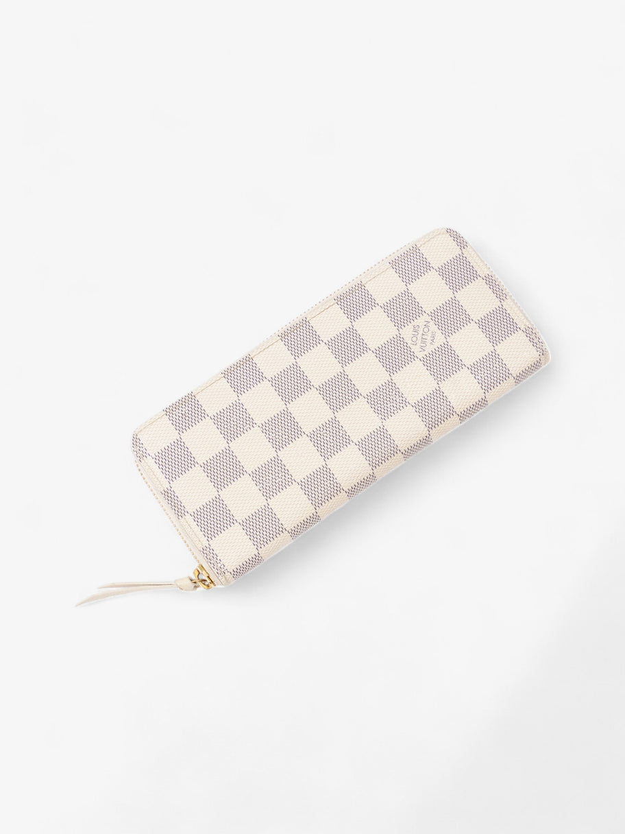 Louis Vuitton Clemence Damier Azur / Gold Coated Canvas Image 3