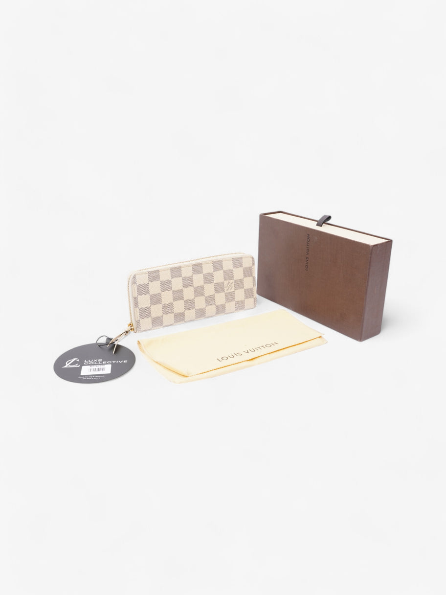 Louis Vuitton Clemence Damier Azur / Gold Coated Canvas Image 6