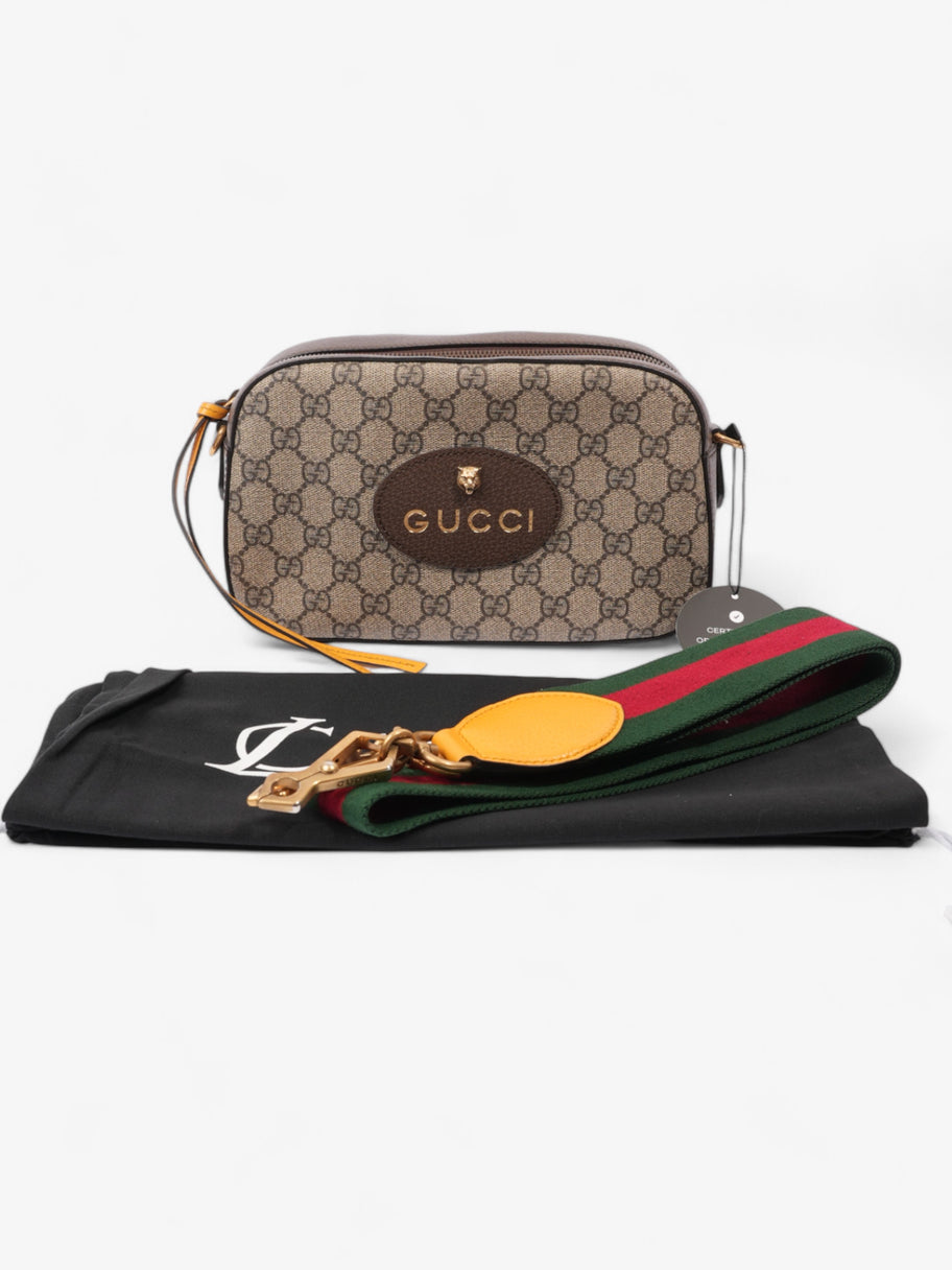 Gucci Neo Vintage GG Bag GG Supreme / Brown Coated Canvas Image 9