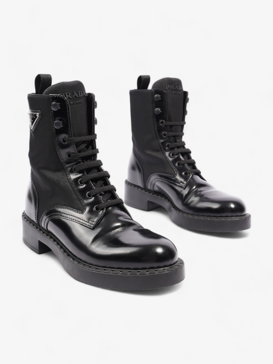 Brushed-leather and Re-Nylon Boots Black Re Nylon EU 38 UK 5 Image 2