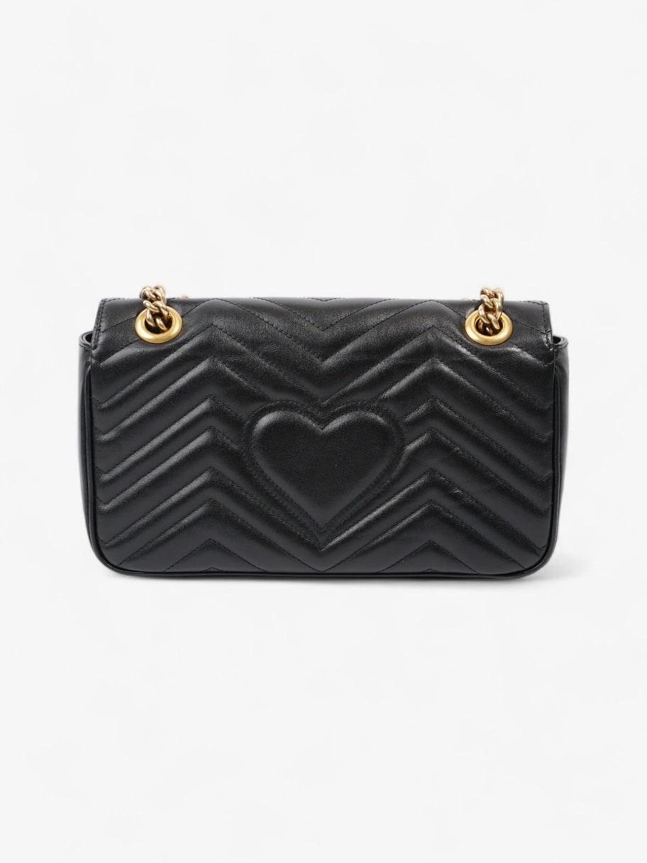 Gucci Marmont Flap Black Matelasse Leather Small Image 4