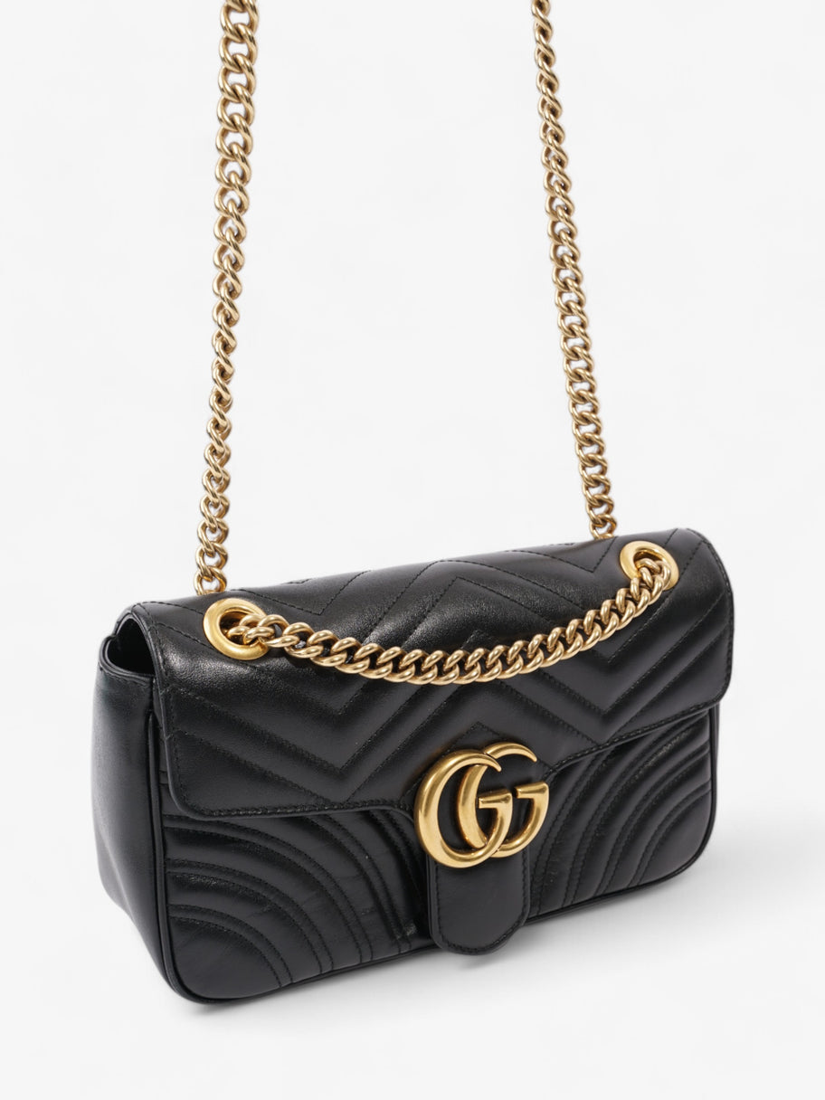 Gucci Marmont Flap Black Matelasse Leather Small Image 7