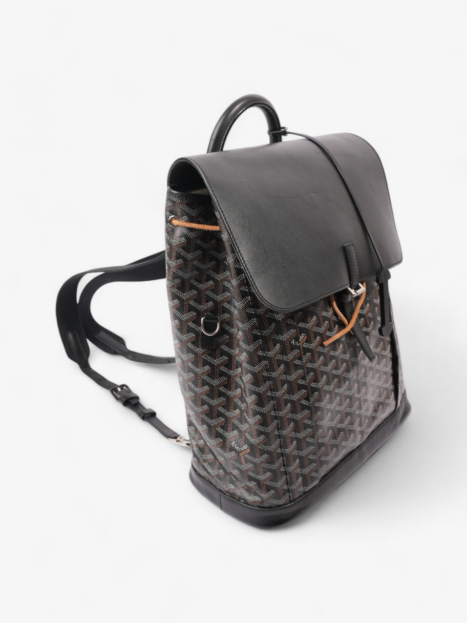 Goyard Alpin Black / Orange Calfskin Leather MM Image 7