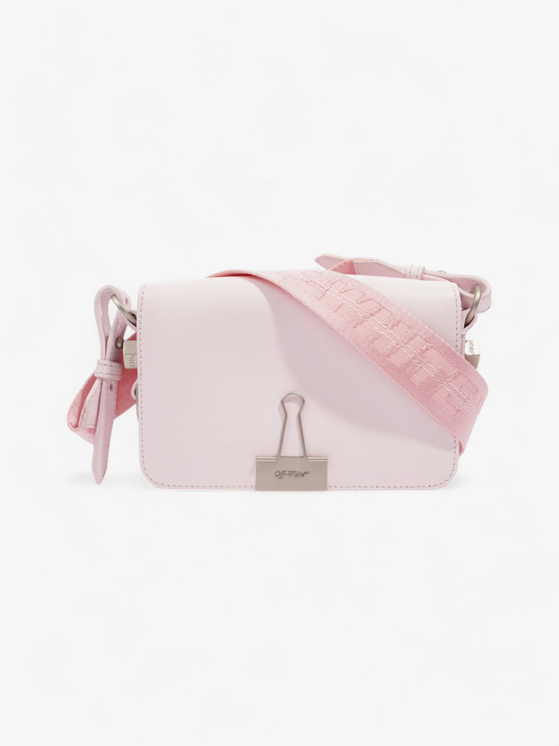  Off White Binder Clip Bag Baby Pink Leather Mini